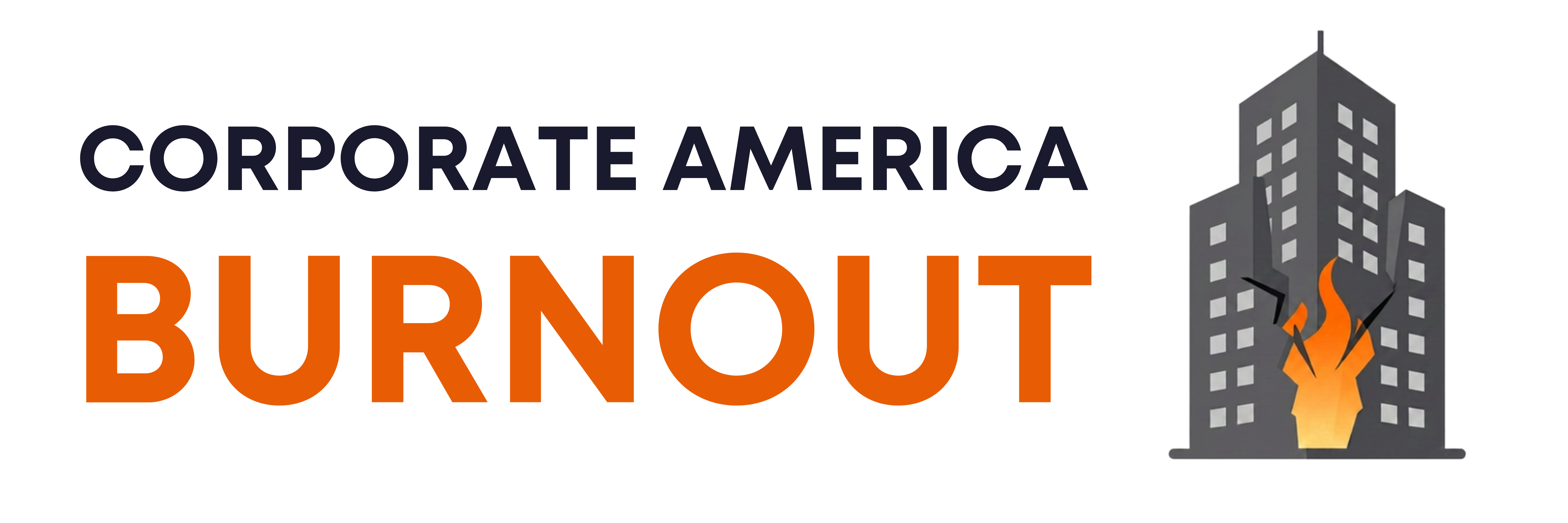 Corporate America Burnout Logo